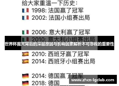 世界杯魔咒背后的深层原因与影响因素解析不可忽视的重要性