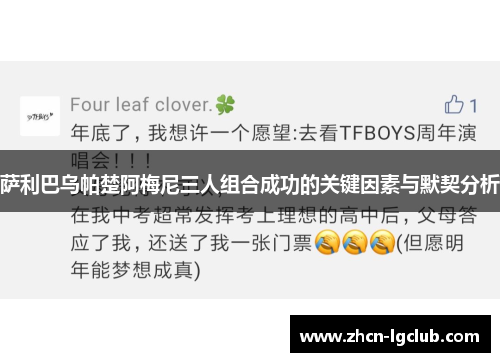 萨利巴乌帕楚阿梅尼三人组合成功的关键因素与默契分析